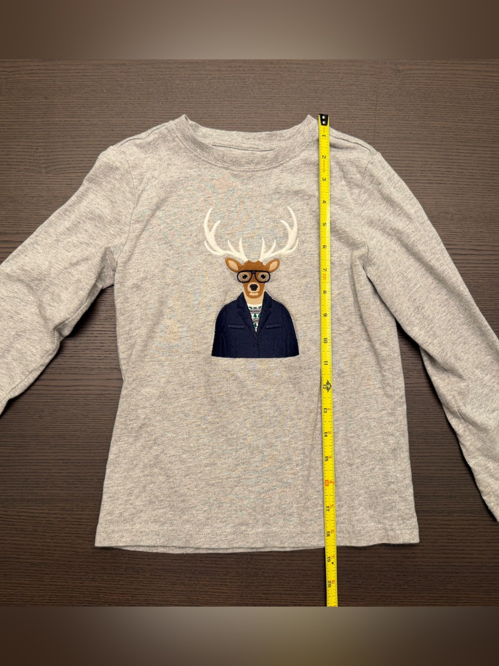 Janie and Jack embroidered long sleeve tee. - size 6
